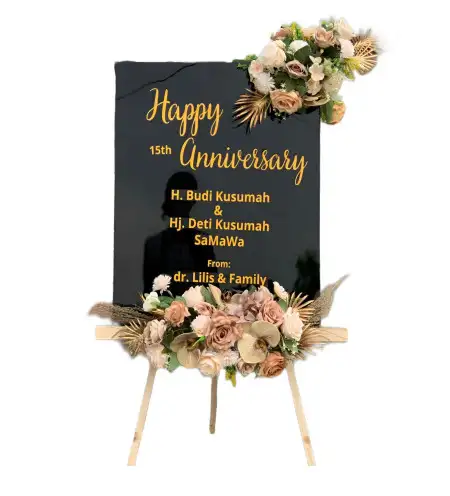 Papan Bunga Akrilik Buay Rawan