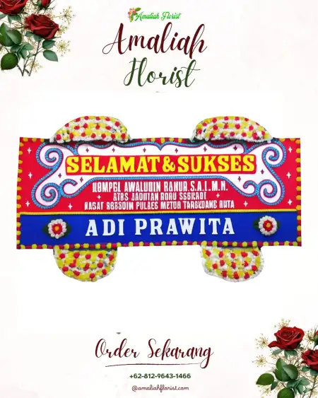 Papan Bunga Ucapan Selamat Buay Rawan